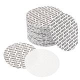 PATIKIL 83mm/3.3" Foam Lid Liner, 200 Pack Adhesive PS Foam Lid Liner Pressure Sensitive Seal Cap Liners Resistant Tamper for Plastic Glass Jar Bottle Cap Seals - Retail: $19