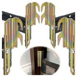 4Pcs 711 Hook Conversion Brackets with Hardware, Headboard Hook Set, Bed Frame Brackets Adapter - Retail: $20