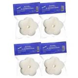 Oil Absorbing Sponge Scum Absorber for Hot Tub  Swimming Pool and Spa  (Individually Packed) - Pack of 4 White Flowe - Retail: $15