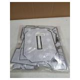 Amyhill 6 Pcs Prom 2025 Yard Signs & Lights, Silver & Black, Outdoor-Decor, Party Supplies