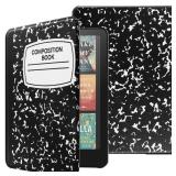 HGWALP Case for 7 inch Kindle Paperwhite(12th 2024)&Kindle Colorsoft Signature Edition (1st Gen,2024),Slim Lightweight Shell Protective Cover with Sleep/Wake for Kindle Paperwhite-Composition Book - R