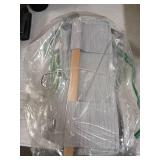 Syeeiex Hanging Handbag Purse Organizer with Zippers, 5 Mesh Shelves,Clear Slubbed Fabric+PVC Hanging Closet Bag Organizer, Dustproof Handbag Closet Tote Storage Bag for Door, Wardrobe, Shelf Rack - R