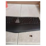 Nulea RT07B Wireless Ergonomic Keyboard - Split Keyboard, Wrist Rest, Natural Typing, Bluetooth and USB Connectivity, USB-C Rechargeable,Compatible with Windows Mac (Silver Black) - Retail: $46