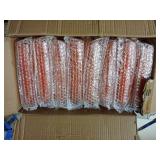 Veiuwa 36 Pcs Red Pillar Candles Bulk Set Hurricane Candles 3 Different Lengths (12 Each)Dripless Unscented Smokeless Gives You a Better Atmosphere When Organizing Wedding or Event Party. - Retail: $6