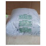 Cozy Bliss x Sorona Viscose Natural Fiber Cooling Comforter Queen Size, Reversible Silky Smooth Cooling Blanket with Q-Max 0.45 for Hot Sleepers & Night Sweats, Cool Blue, 90"x90" - Retail: $50