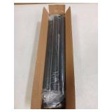 CorkLatta Black Shower Curtain Rod 31 to 80 Inch,1 Inch Diameter Adjustable Spring Tension Stainless Steel Telescoping Rod,Easy Install,No Rust - Retail: $19