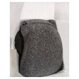 LuxeVoy 2025 Travel Neck Pillow,Stowable Hood,Ergonomic Neck Pillow Airplane,Premium Memory Foam,360º Support,Adjustable Fit,Washable Cover,Complete Travel Set,for Flight,Car and Office (Matt Black) 