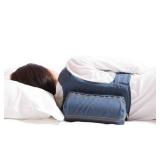 WoodyKnows Side-Sleeping Backpack, New Version with Touch Fastener Tape & Chest Strap, Sleep Position Trainer, Alleviates Snoring Caused by Throat Issues (Large) - Retail: $65