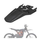 JFG RACING Sur Ron Rear Fender,Motorcycle Rear Fender Mudguard Plastic for Surron Sur Ron Light Bee X/S Segway X260 X160 Electric Dirt Bike EBike Imitation Carbon Fiber - Retail: $24