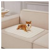 Meider Sofa Arm Covers Couch Arm Covers, 2pcs Chair Armrest Cover Non-Slip Armchair Slipcovers for Sofa Couch (Cream White, 22x26 inch) - Retail: $16