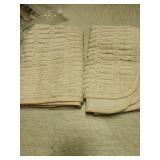 Meider Sofa Arm Covers Couch Arm Covers, 2pcs Chair Armrest Cover Non-Slip Armchair Slipcovers for Sofa Couch (Cream White, 22x26 inch) - Retail: $16