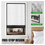 Insulated Window Cover, Sunmoxia Upgraded Oxford Cloth Waterproof Thermal Insulated Blackout Window Insulation kit, Fits up to 45x49 inch Windows to Keep Warm in Winter - Retail: $27