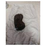 Replacement Pillow Case for Memory Foam Neck Pillow,Zippered Pillow Cover,Soft Cotton Pillow Protector for Cervical Pillow,Latex Pillow