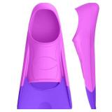 Gintenco Swim Fins, Kids Swim Training Fins for Lap Swimming, Travel Size Flippers with Mesh Bag, Silicone Swimming Fins for Kids Teens Adults Women Men - Retail: $27