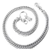 Doublek Strong Heavy Biker Trucker Keychain Key Jean Wallet Chain (29") Silver CS11 - Retail: $31