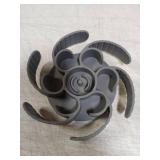 Slow Feeder Dog Bowls Insert,Third Generation upgradedSuper Firm Eating Bowl Cuttable for Large Breed and Medium Small Size Compatible with Regular Elevated Metal Glass Dog Bowl (Gray) - Retail: $7