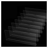 Under Bed Blocker for Pets, Clear Toy Blocker for Under Couch, Stop Pets Toys Going Under Furniture Bed or Sofa Couch, Gap Bumper for Under Bed for Pets King Size Bed, 6" Height 162" Length 8 pcs - Re