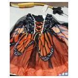 Seasons Beauty Butterfly Costume Orange Halloween Costume for Girls (S(4-6)) - Retail: $19