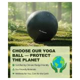 Trideer Exercise Ball for Yoga, Pilates & Fitness Stability Ball Equipment for Home Gym & Office Chair, Core & Balance Training Accessories, Physical Therapy Equipment, Quick Pump Included, 5 Sizes - 