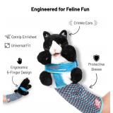 CATSUMO Cat Wrestling Glove Puppet Toy Interactive Hand Mitt with Durable Protective Sleeve and Catnip - Play & Enrichment - Retail: $50