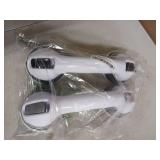 2026 New Grab Bars for Bathtubs and Showers, 2 Pack Heavy Duty Shower Handle 12 Inch Suction Cup Removable Handrails Bath Grip for Elderly, No Drilling - Retail: $17