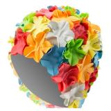 Sporti Flower Swim Cap (Multi) - Retail: $23