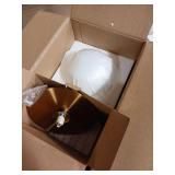 Edwarmlux 1 Light Wall Sconce, Mid Century Modern Globe Wall Sconce, Ceiling Light Fixture, Vanity Light Fixture, Indoor Wall Light for Living Room Bedroom Hallway Bathroom Entry (Brushed Gold) - Reta