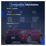 ECCPP Wheel Hub and Bearing Assembly Front 513266 fit for Hyundai Santa Fe 2007-2014, for Hyundai Santa Fe Sport 2013-20 5 Lugs Wheel Bearing Hubs 2pcs - Retail: $79