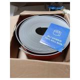 LSGCQ Flexible Baseboard Molding Trim 4 Inch x 60 Feet Self-Adhesive Vinyl Wall Base Peel and Stick Cove Base Rubber Wall Moulding Trim (Gray) - Retail: $65