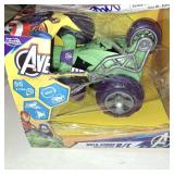 Jada Marvel Hulk Stunt RC Car with 5-Wheel Drift and Turbo USB