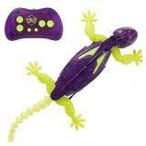 HEX BOTS Glow-in-the-Dark Wall Crawler Gecko, Robot Toys for Kids Ages 4 and up