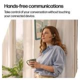 HP Poly Voyager Legend 50 - Bluetooth Headset - Discreet Boom & 4 Noise-Canceling Mics, AI NoiseBlockAI & WindSmart Technology - Seamless Connectivity & Smart Call Controls - All-Day Comfort