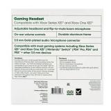 onn. Xbox Wired Video Gaming Headset with 3.5mm Connector, Flip-to-Mute Mic, Lightweight Steel - Black and Green