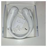 JISULIFE Neck Fan   Hands-Free, Rechargeable, Ultra-Quiet Personal Fan, 2-Pack