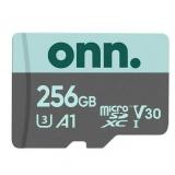 onn 256 GB microSDXC U3 Memory Card with Adapter