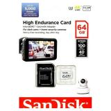 SanDisk High Endurance 64 GB Class 10/UHS-I (U3) microSDXC
