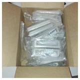 Brushed Nickel Cabinet Pull Handles 30 Pack   128mm (5") Hole Spacing, 20mm (0.79") Width   Stainless Steel Modern Drawer Handles for Kitchen & Bathroom Cabinets