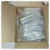 Brushed Nickel Cabinet Pull Handles 30 Pack   128mm (5") Hole Spacing, 20mm (0.79") Width   Stainless Steel Modern Drawer Handles for Kitchen & Bathroom Cabinets