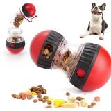 Treat Dispensing Dog Toys Irregular Rolling Design Adjustable Interactive Dog Toy, Dog Chew Toy, Dog Enrichment Toys, Dog Puzzle Toy, Indestructible Dog Toy for Small/Medium/Large Dogs, Red