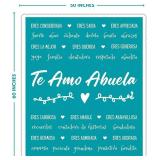FILO ESTILO Grandma Gifts in Spanish/Espa ol, Regalos para Abuela, Abuelita Gifts, Mothers Day, Birthday/Cumplea os from Grandchildren/Los Nietos (Teal, Sherpa)
