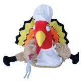 Beistle Plush Chef Turkey Hat, (1/Pkg) Multicolored