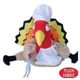 Beistle Plush Chef Turkey Hat, (1/Pkg) Multicolored