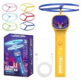 Interactive Cat Fetch Toy, Rechargeable Kitten Disc, Flying Saucer Toy with Motion Sensor, Sturdy Pet Material, Cat Activity with Easy Use, Training Supplies for Owner Bonding Indoor Outdoor Yard Play