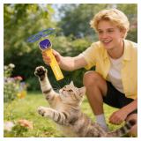 Interactive Cat Fetch Toy, Rechargeable Kitten Disc, Flying Saucer Toy with Motion Sensor, Sturdy Pet Material, Cat Activity with Easy Use, Training Supplies for Owner Bonding Indoor Outdoor Yard Play