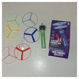 Interactive Cat Fetch Toy, Rechargeable Kitten Disc, Flying Saucer Toy with Motion Sensor, Sturdy Pet Material, Cat Activity with Easy Use, Training Supplies for Owner Bonding Indoor Outdoor Yard Play