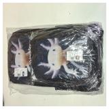 AmzPrint Axolotl Animal Print Bookbag With Lunchbox For Girls American Children Back To School Gift 3pcs Backpack Set