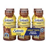 SPLENDA Diabetes Care Shakes - Meal Replacement Shake, 8 Fluid Ounces Per Bottle (Milk Chocolate, 6 Pack)