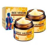 Bee Venom Joint Gel, Professional Bee Venom Ointment,Bee Venom Cream,Bee Venom Joint and Bone Cream for Back, Knee, Hands, Neck, Feet -60g (2PCS)