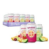 Spindrift Lemonade 3 Flavor Variety 20 Pack,12 Fl Oz (Pack of 20)