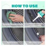 Mold Stain Remover Gel, 2 Pack Home Stain Remover Gel, Washing Machine Cleaner, Household Cleaner for Refrigerator Strips, Grout Cleaners Best for Home Sink, Kitchen, Showers